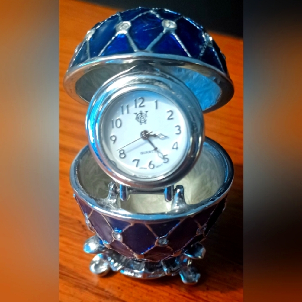Beautiful Faberge Egg Timepiece